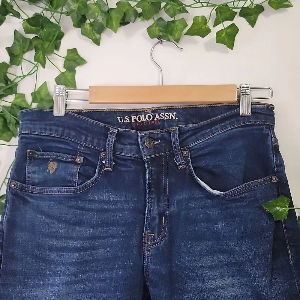 US Polo. Denim Blue Jeans. Size 32X32. EUC - Picture 2 of 11